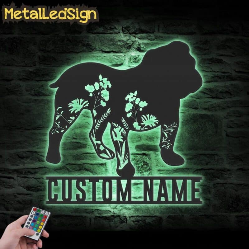 Custom-FLoral-English-Bulldog-Metal-Wall-Art-LED-Light-7.jpg