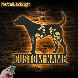 Custom-FLoral-English-Foxhound-Metal-Wall-Art-LED-Light-Images.jpg