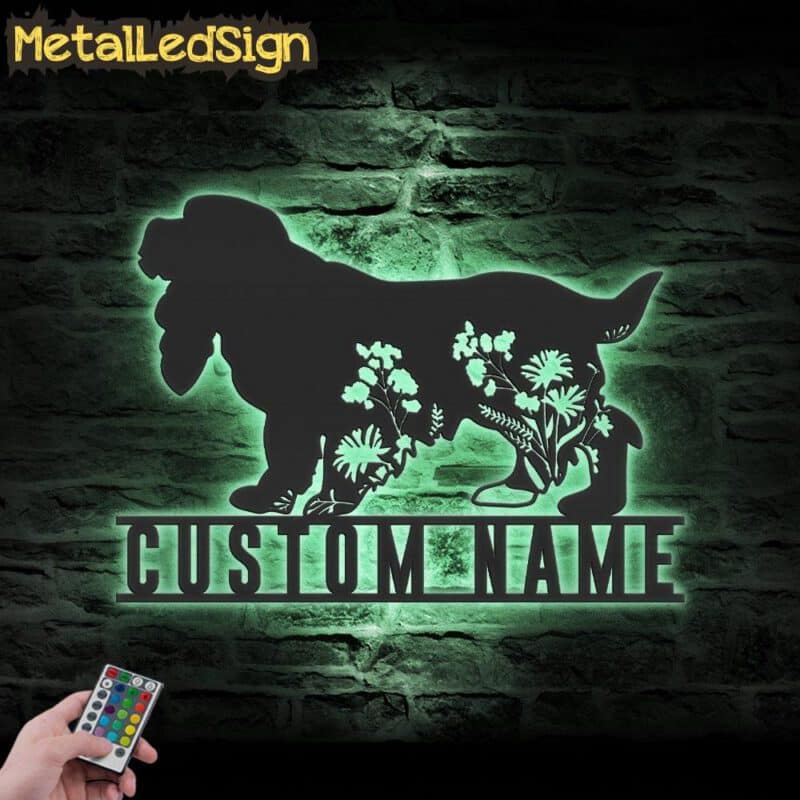 Custom-FLoral-English-Toy-Spaniel-Metal-Wall-Art-LED-Light-7.jpg