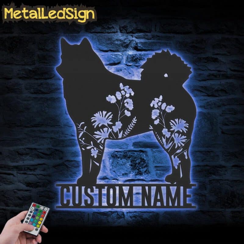 Custom-FLoral-Finnish-Spitz-Metal-Wall-Art-LED-Light-3.jpg