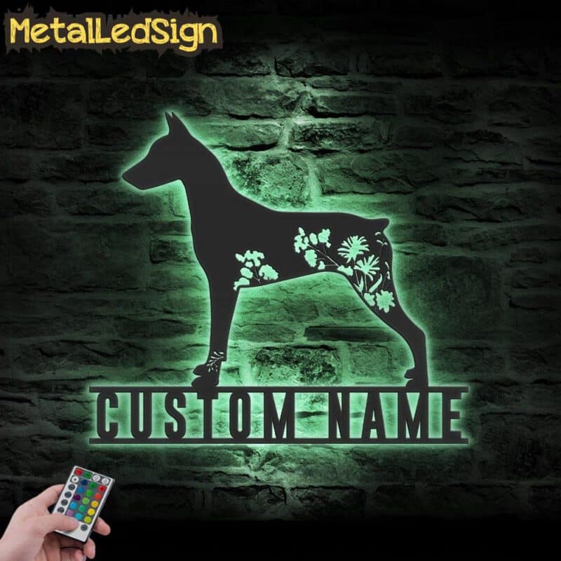 Custom-FLoral-German-Pinscher-Metal-Wall-Art-LED-Light-7.jpg