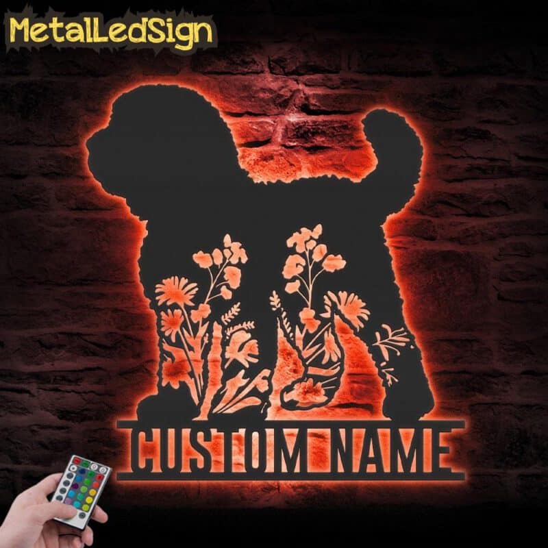 Custom-FLoral-Goldendoodle-Metal-Wall-Art-LED-Light-5.jpg