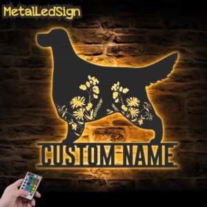 Custom-FLoral-Gordon-Setter-Metal-Wall-Art-LED-Light-Images.jpg