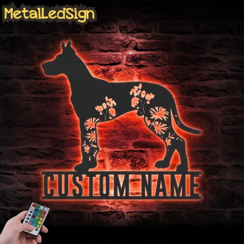 Custom-FLoral-Great-Dane-Metal-Wall-Art-LED-Light-5.jpg