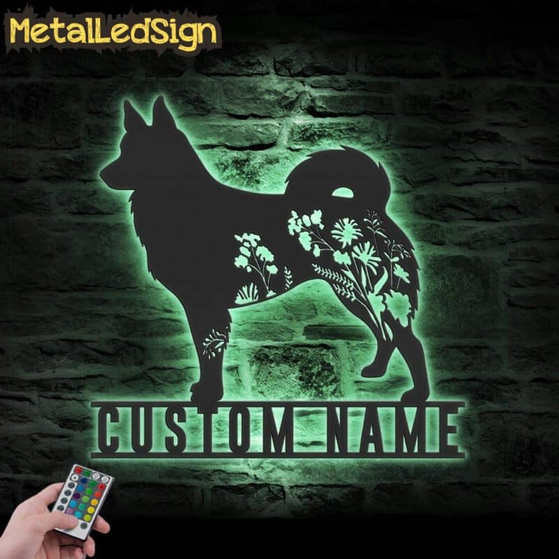 Custom-FLoral-Icelandic-Sheepdog-Metal-Wall-Art-LED-Light-7.jpg