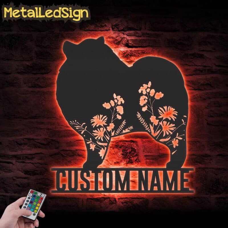 Custom-FLoral-Keeshonden-Metal-Wall-Art-LED-Light-5.jpg