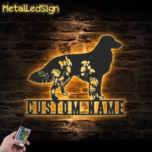 Custom-FLoral-Kooikerhondje-Metal-Wall-Art-LED-Light-Images.jpg