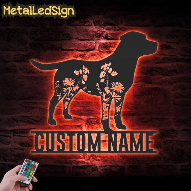 Custom-FLoral-Labrador-Retriever-Metal-Wall-Art-LED-Light-5.jpg