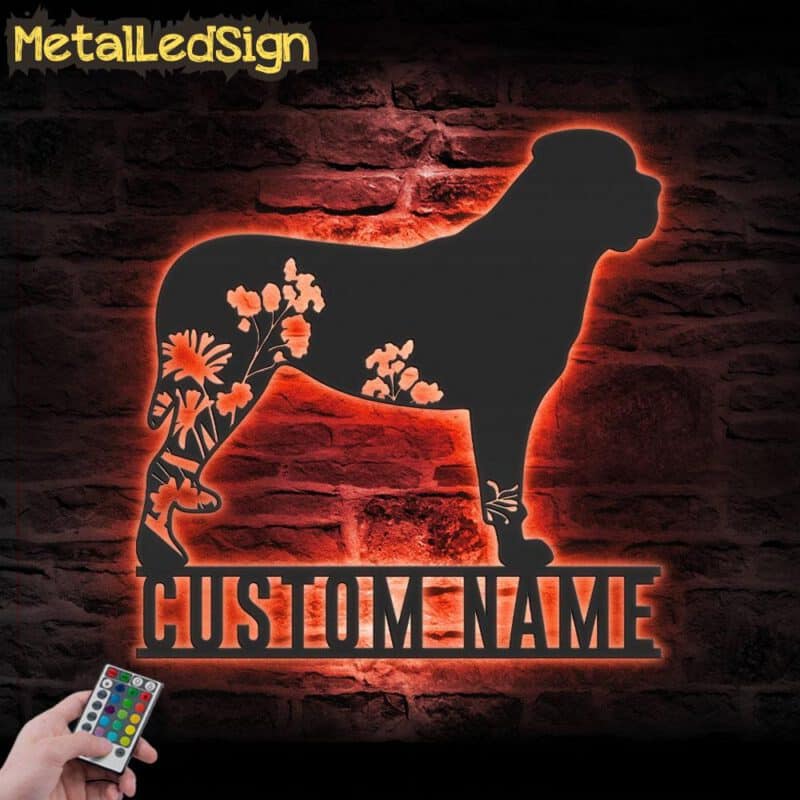 Custom-FLoral-Mastiff-Metal-Wall-Art-LED-Light-5.jpg