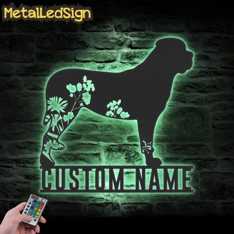 Custom-FLoral-Mastiff-Metal-Wall-Art-LED-Light-7.jpg