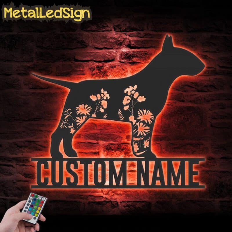 Custom-FLoral-Miniature-Bull-Terrier-Metal-Wall-Art-LED-Light-5.jpg