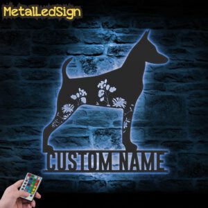 Custom-FLoral-Miniature-Pinscher-Metal-Wall-Art-LED-Light-3.jpg