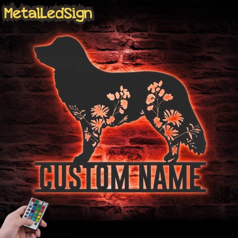 Custom-FLoral-Nova-Scotia-Duck-Tolling-Retriever-Metal-Wall-Art-LED-Light-5.jpg