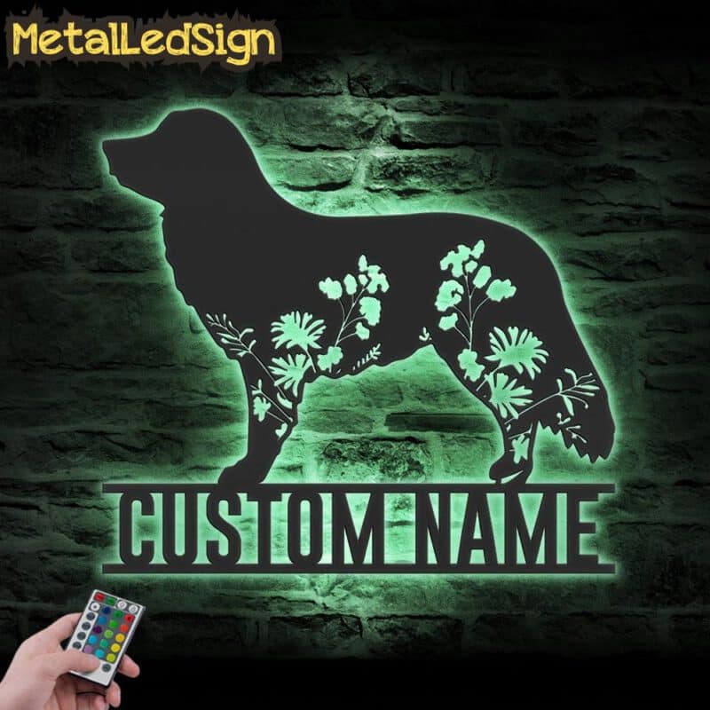 Custom-FLoral-Nova-Scotia-Duck-Tolling-Retriever-Metal-Wall-Art-LED-Light-7.jpg