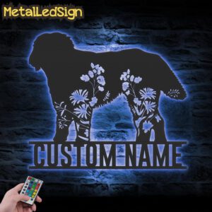 Custom-FLoral-Otterhound-Metal-Wall-Art-LED-Light-3.jpg