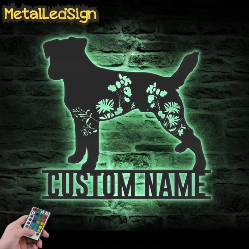 Custom-FLoral-Parson-Russell-Terrier-Metal-Wall-Art-LED-Light-7.jpg