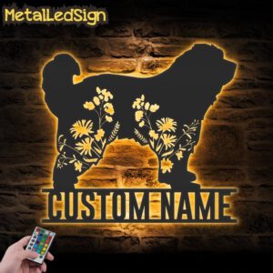 Custom-FLoral-Pyrenean-Shepherd-Metal-Wall-Art-LED-Light-Images.jpg