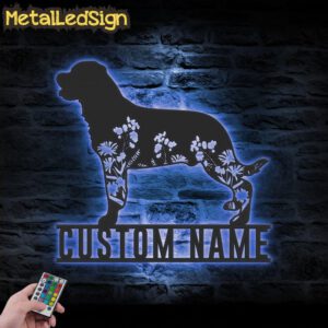 Custom-FLoral-Rottweiler-Metal-Wall-Art-LED-Light-3.jpg