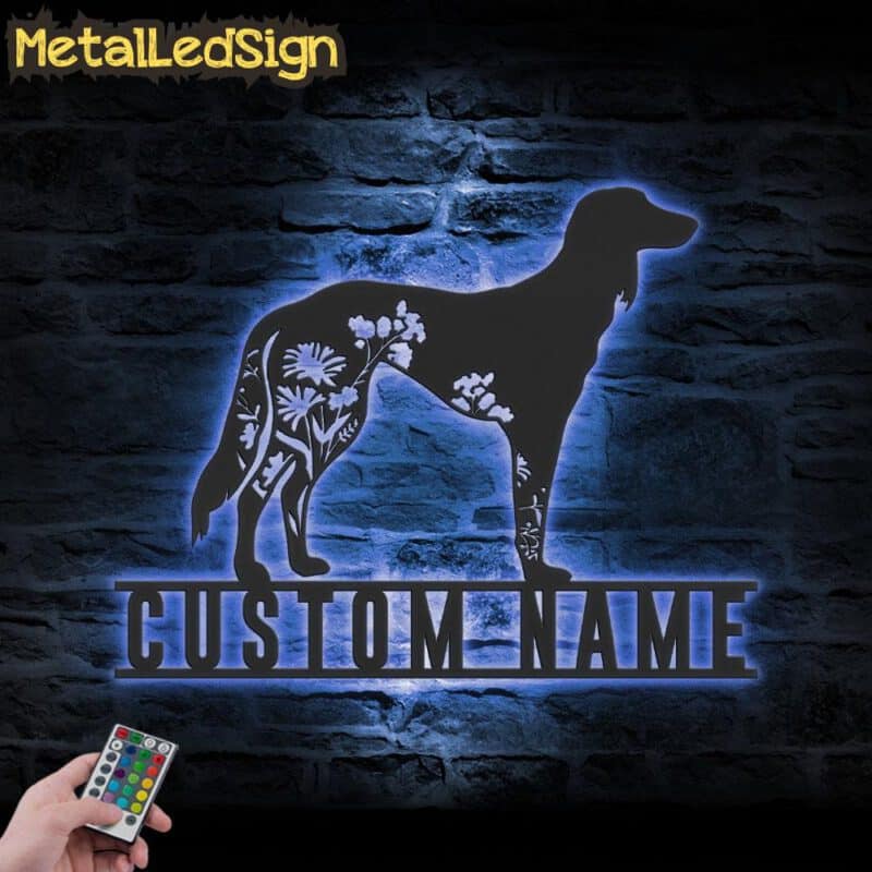 Custom-FLoral-Saluki-Metal-Wall-Art-LED-Light-3.jpg