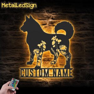 Custom-FLoral-Siberian-Husky-Metal-Wall-Art-LED-Light-Images.jpg