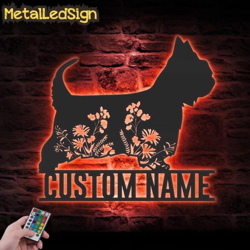 Custom-FLoral-Silky-Terrier-Metal-Wall-Art-LED-Light-5.jpg