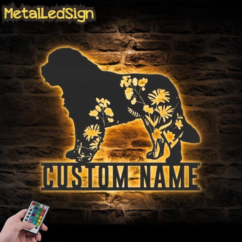 Custom-FLoral-St.-Bernard-Metal-Wall-Art-LED-Light-Images.jpg