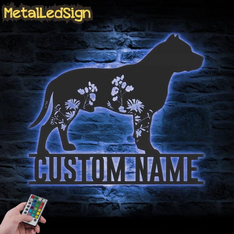 Custom-FLoral-Staffordshire-Bull-Terrier-Metal-Wall-Art-LED-Light-3.jpg