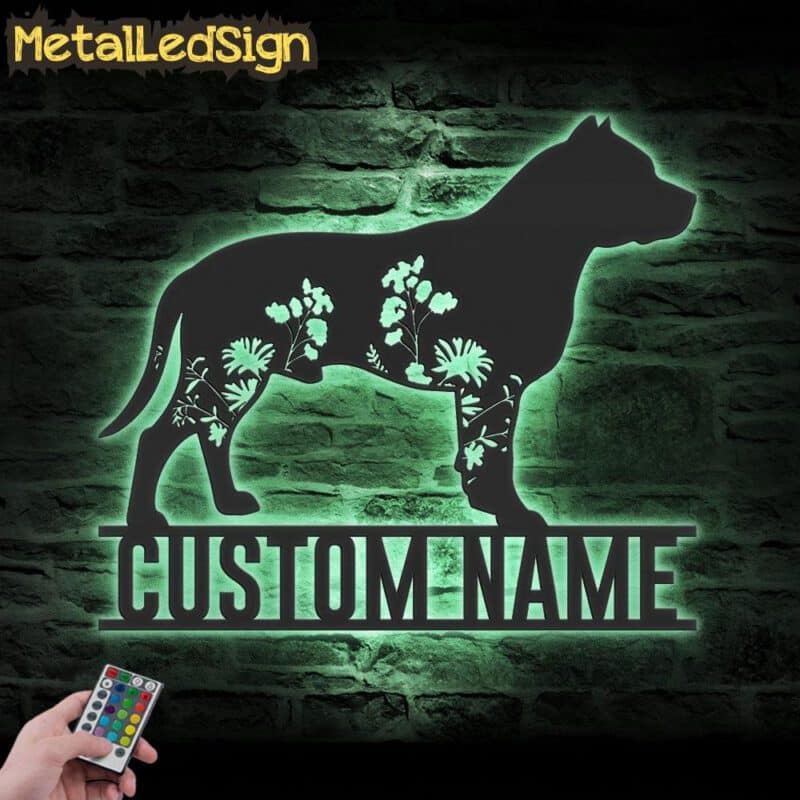 Custom-FLoral-Staffordshire-Bull-Terrier-Metal-Wall-Art-LED-Light-7.jpg