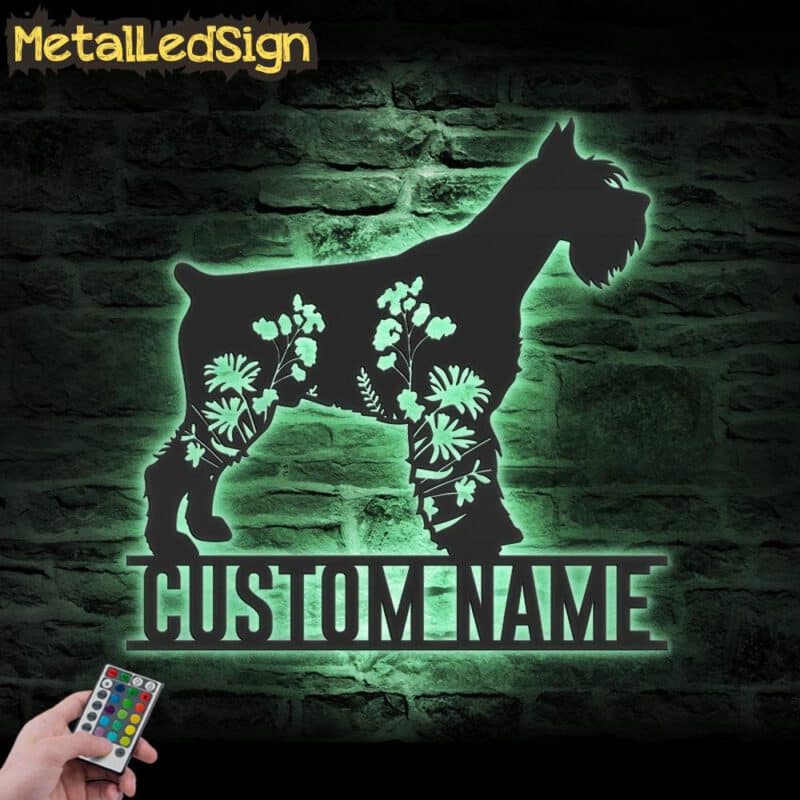 Custom-FLoral-Standard-Schnauzer-Metal-Wall-Art-LED-Light-7.jpg