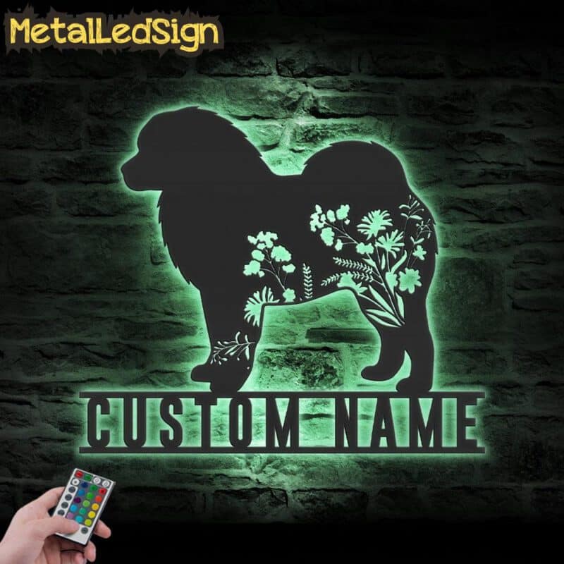 Custom-FLoral-Tibetan-Mastiff-Metal-Wall-Art-LED-Light-7.jpg