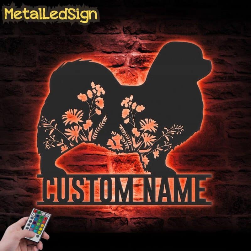 Custom-FLoral-Tibetan-Spaniel-Metal-Wall-Art-LED-Light-5.jpg