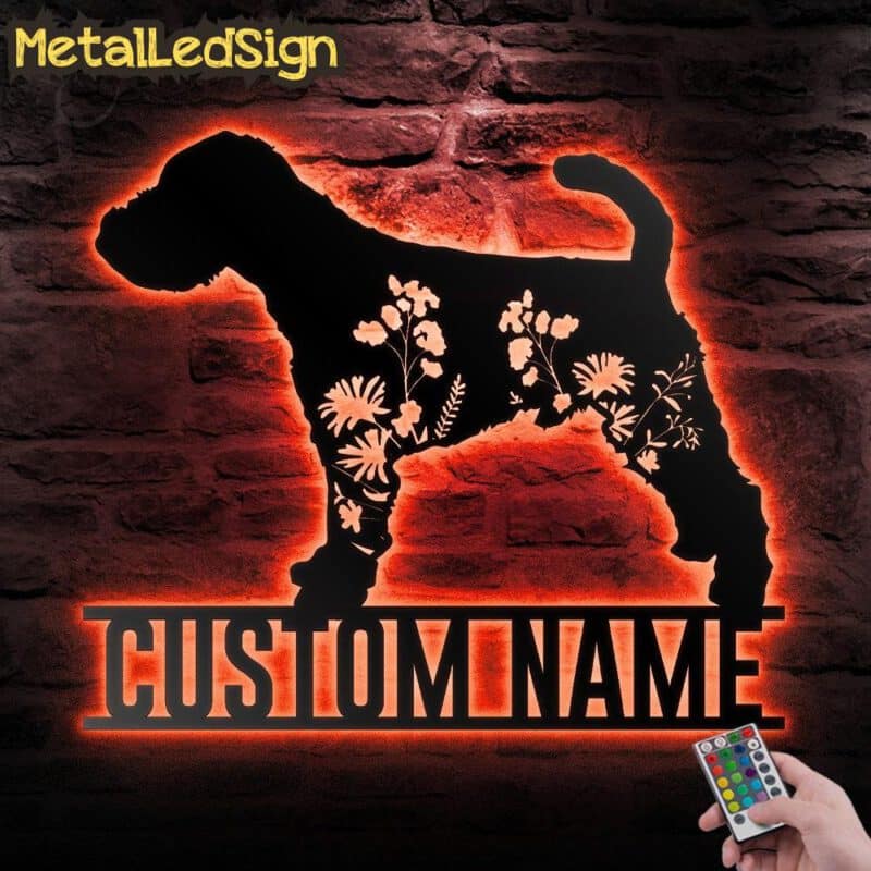 Custom-FLoral-Welsh-Terrier-Metal-Wall-Art-LED-Light-5.jpg