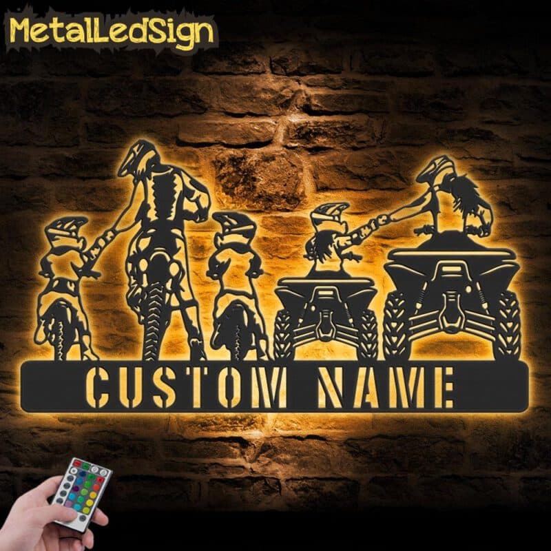 Custom-Family-ATV-Quad-Motocross-Biker-Metal-Wall-Art-LED-Light-Images-4.jpg