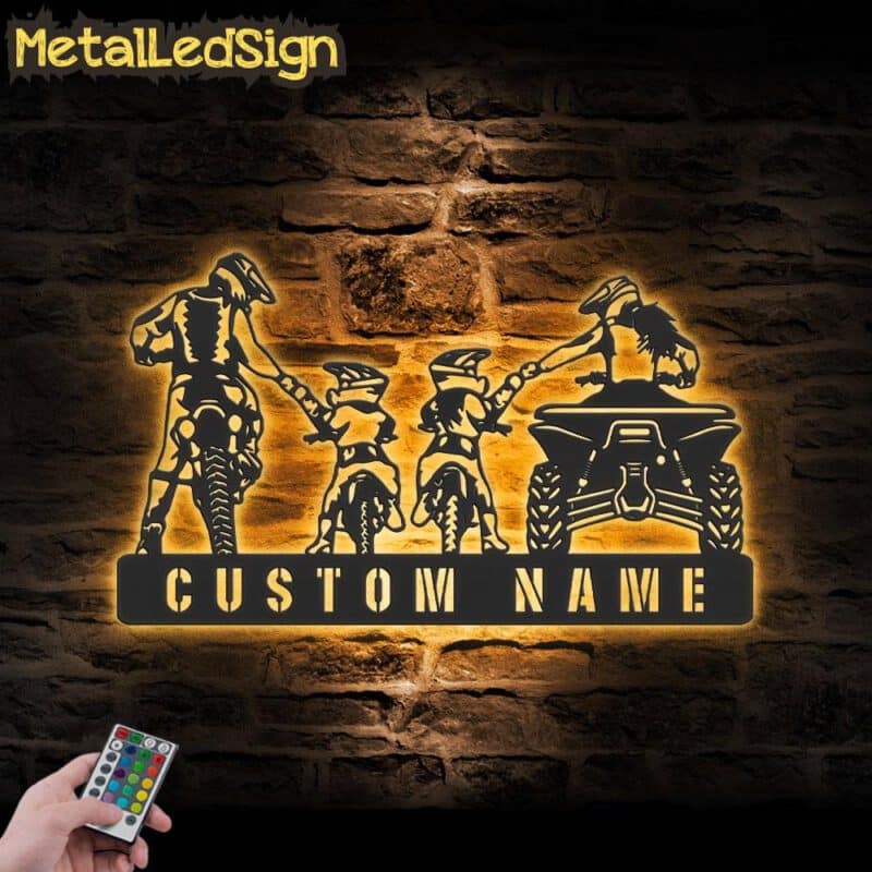 Custom-Family-ATV-Quad-Motocross-Biker-Metal-Wall-Art-LED-Light-Images-7.jpg