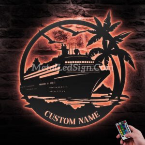 Custom-Family-Cruise-Ship-Metal-Wall-Art-Led-Light-6