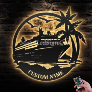 Custom-Family-Cruise-Ship-Metal-Wall-Art-Led-Light-Images-8