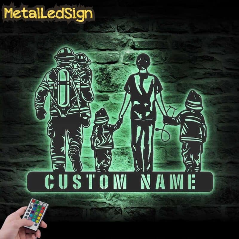 Custom-Family-Doctor-Firefighter-Metal-Wall-Art-LED-Light-5.jpg