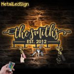 Custom-Family-Key-Holder-Metal-Wall-Art-LED-Light-Images