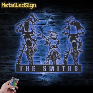 Custom-Family-Motocross-Biker-Metal-Wall-Art-LED-Light-3-1.jpg