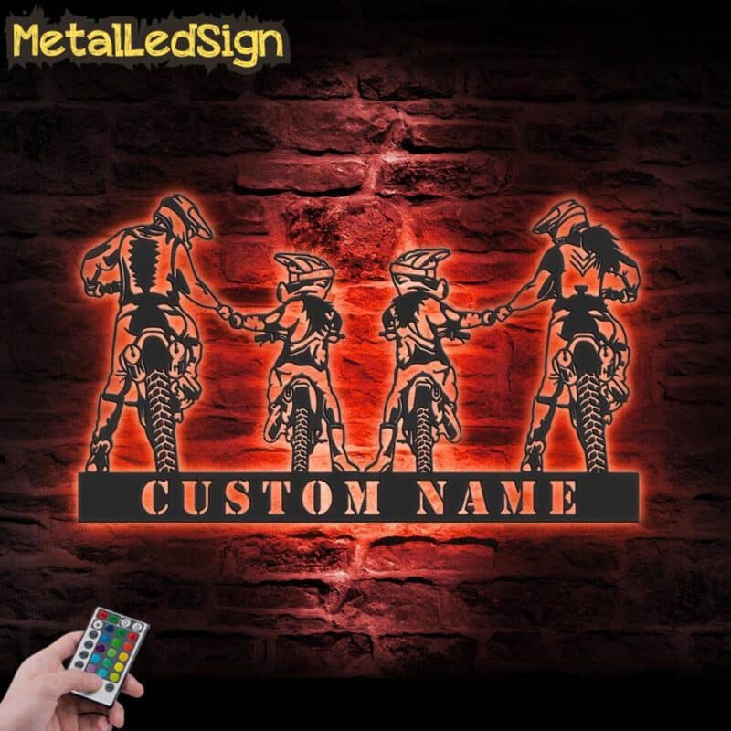 Custom-Family-Motocross-Biker-Metal-Wall-Art-LED-Light-5-3.jpg