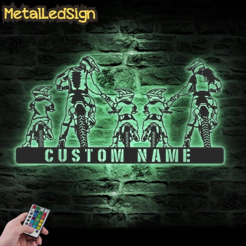 Custom-Family-Motocross-Biker-Metal-Wall-Art-LED-Light-7-2.jpg