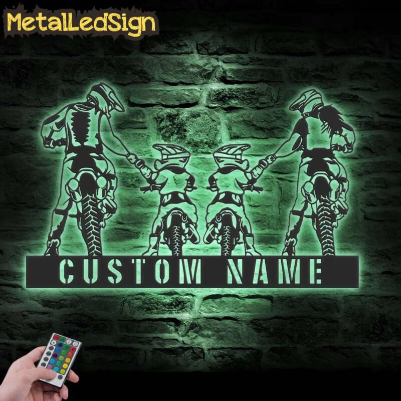 Custom-Family-Motocross-Biker-Metal-Wall-Art-LED-Light-7.jpg