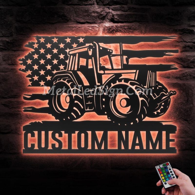 Custom-Farm-Tractor-Driver-Metal-Wall-Art-Led-Light-5-2