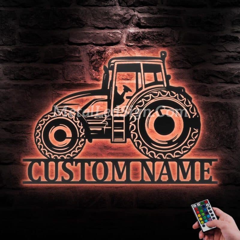 Custom-Farm-Tractor-Driver-Metal-Wall-Art-Led-Light-5