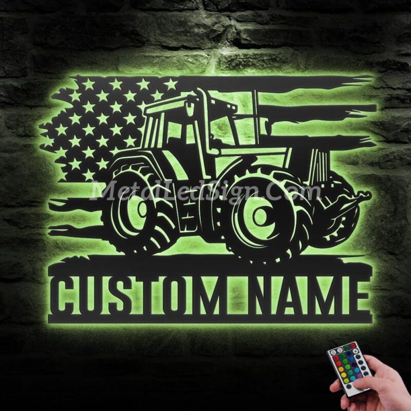 Custom-Farm-Tractor-Driver-Metal-Wall-Art-Led-Light-6-2