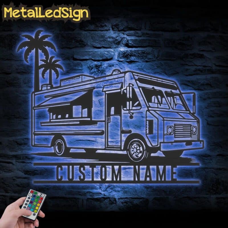 Custom-Fast-Food-Truck-Metal-Wall-Art-LED-Light-3-1.jpg