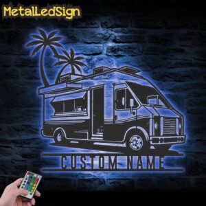 Custom-Fast-Food-Truck-Metal-Wall-Art-LED-Light-3-3.jpg