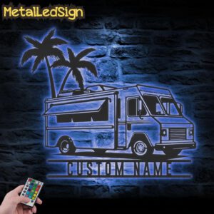 Custom-Fast-Food-Truck-Metal-Wall-Art-LED-Light-3-4.jpg