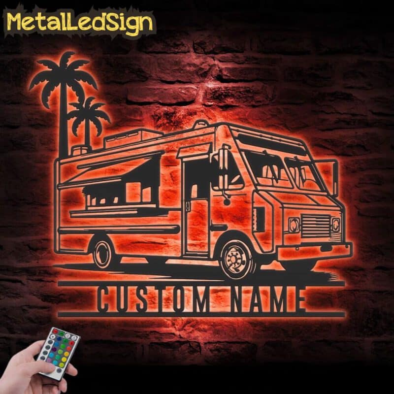 Custom-Fast-Food-Truck-Metal-Wall-Art-LED-Light-5-1.jpg