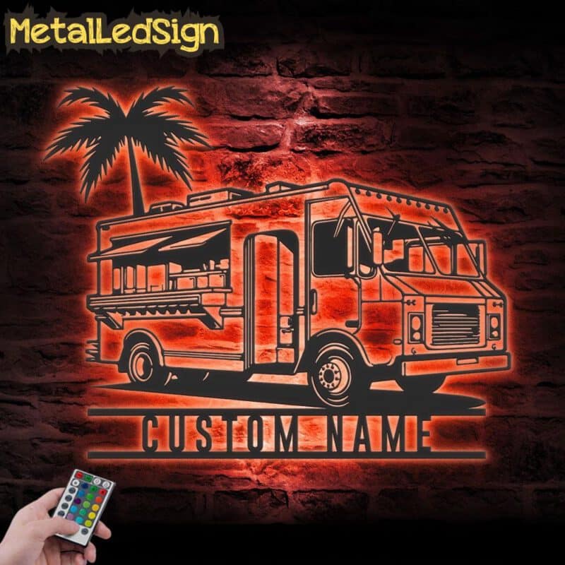 Custom-Fast-Food-Truck-Metal-Wall-Art-LED-Light-5-2.jpg